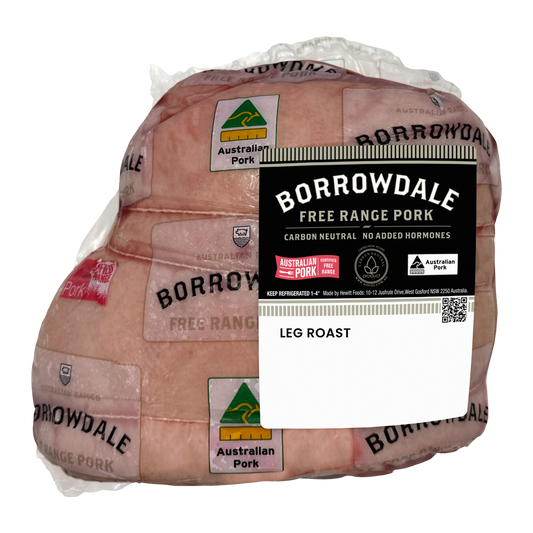 Borrowdale Free Range Pork Boneless Leg Roast 1.4kg-2.4kg