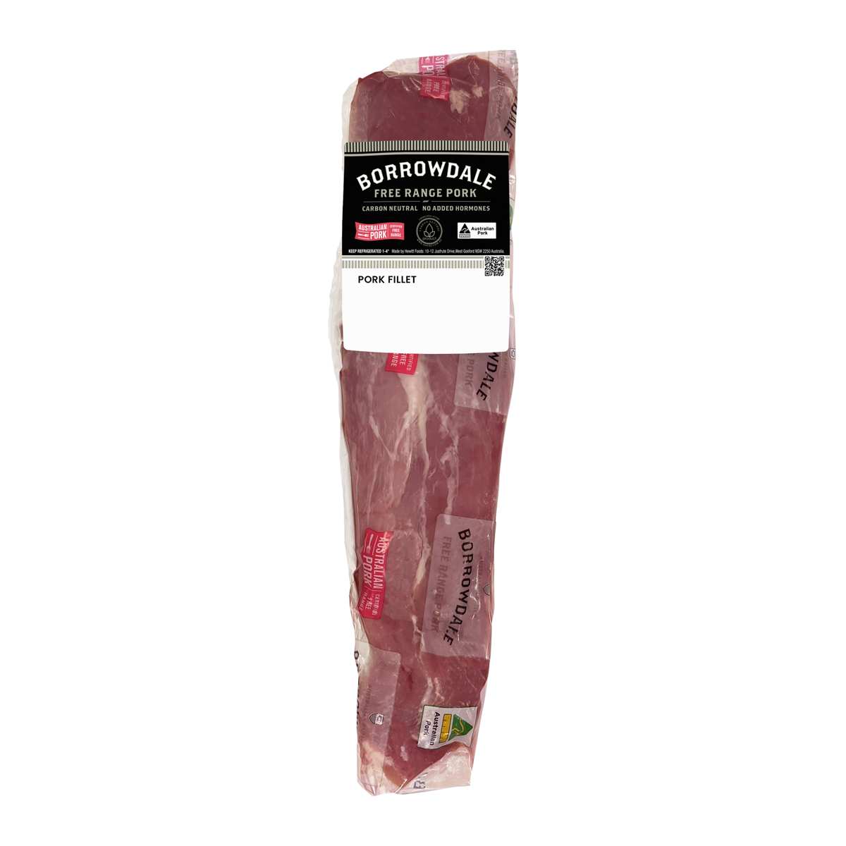 Borrowdale Free Range Pork Fillet 500g-800g