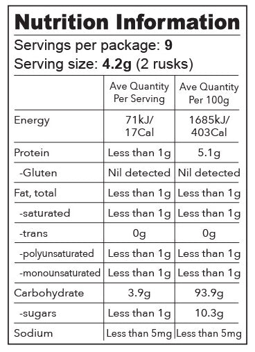 Baby Mum Mum - Rice Rusks - Vegetable | Harris Farm Online