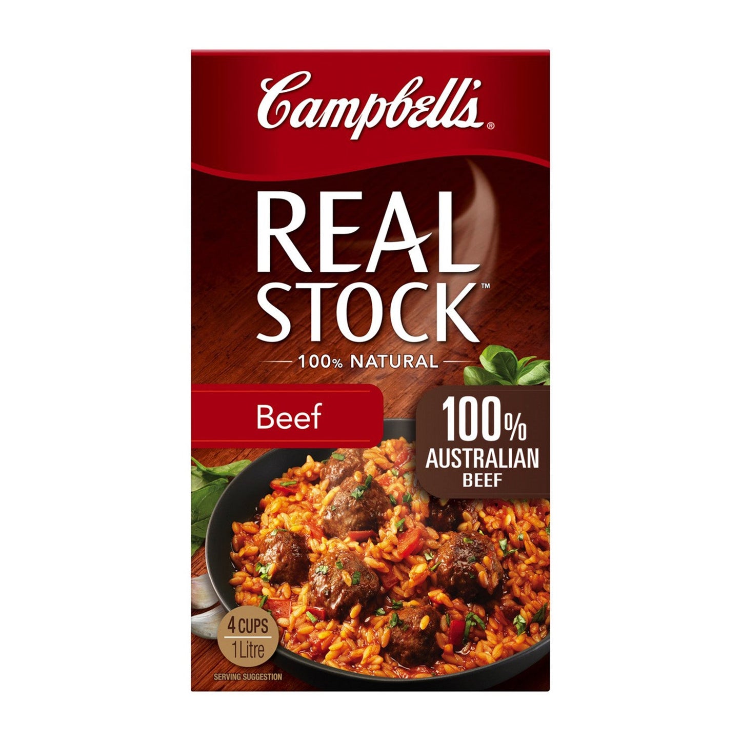 Campbells Real Stock Beef 1L