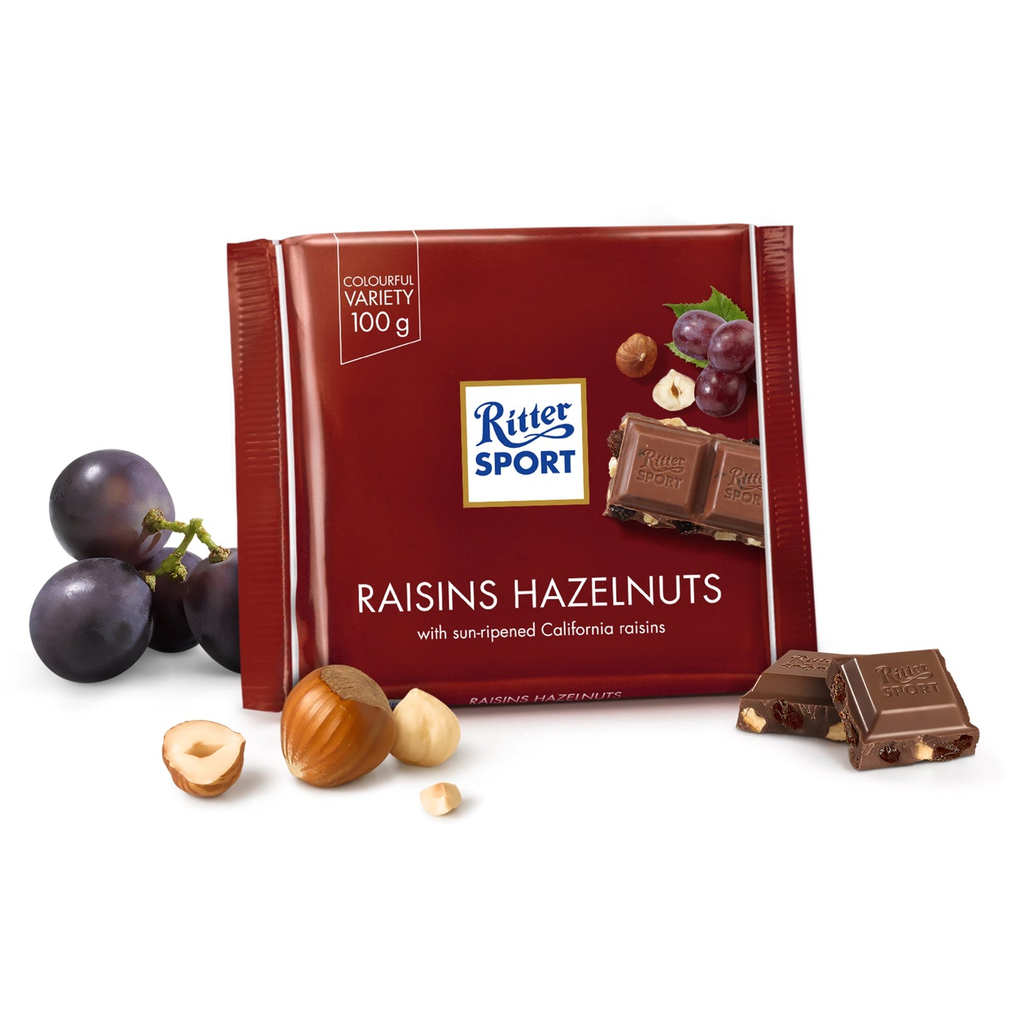 Ritter Sport Raisins Hazelnuts 100g