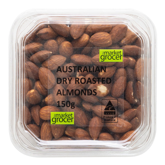 The Market Grocer Almonds Dry Roasted 150g