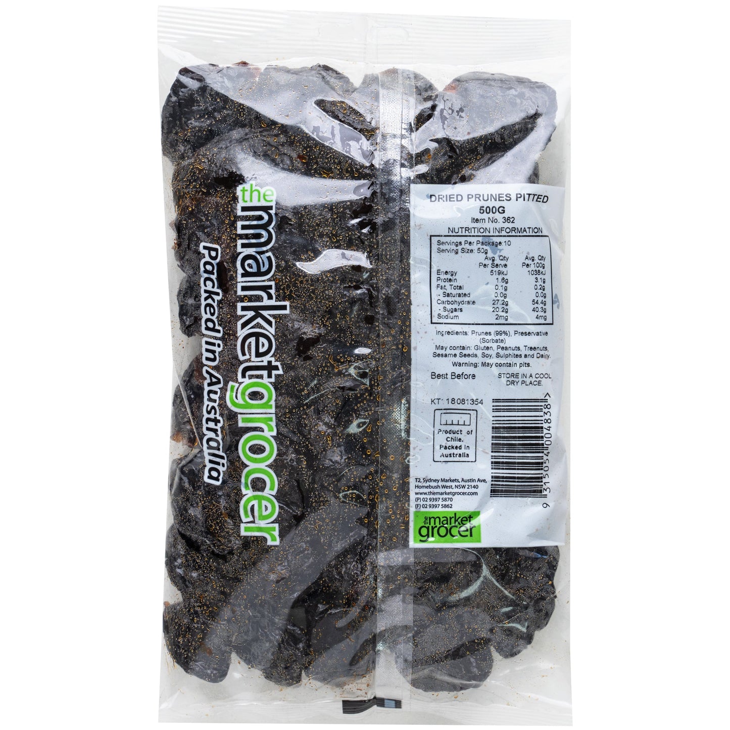 The Market Grocer Dried Prunes Pitted | Harris Farm Online