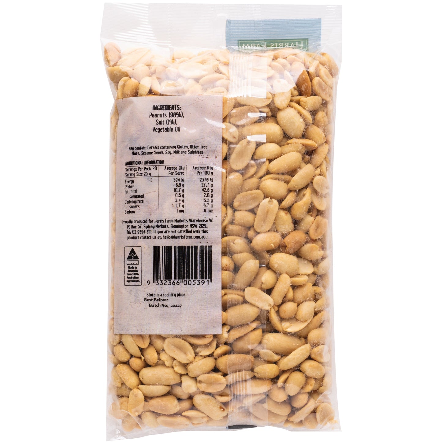 Harris Farm Peanuts Roasted and Salted | Harris Farm Online