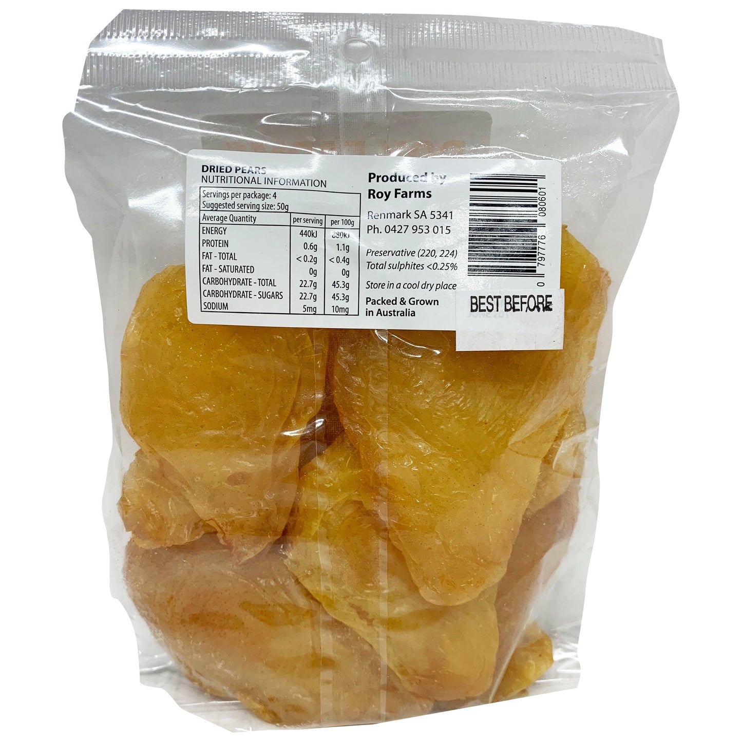 Roy Farms - Dried Pears | Harris Farm Online