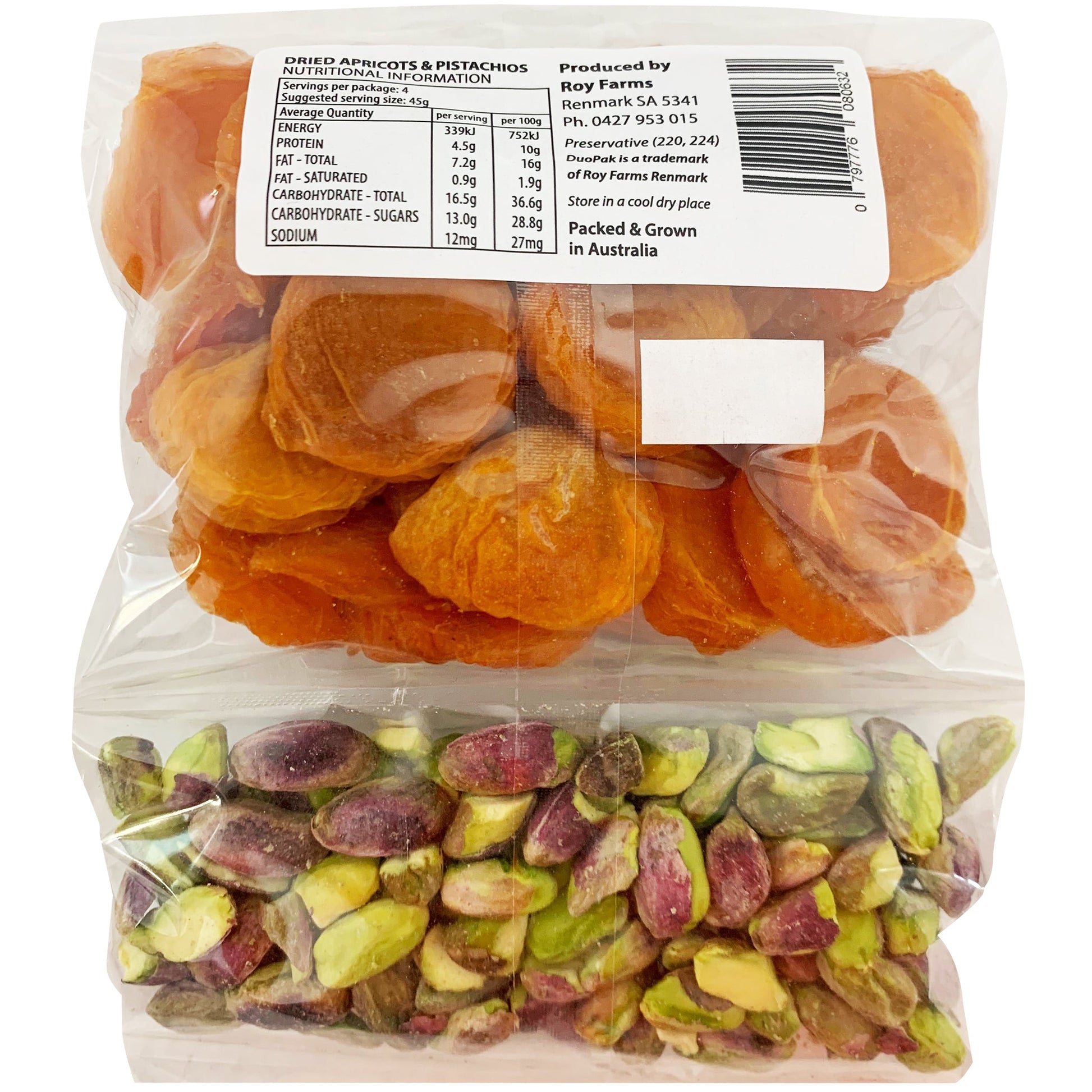 Roy Farms -  Dried Apricots and Pistachios | Harris Farm Online