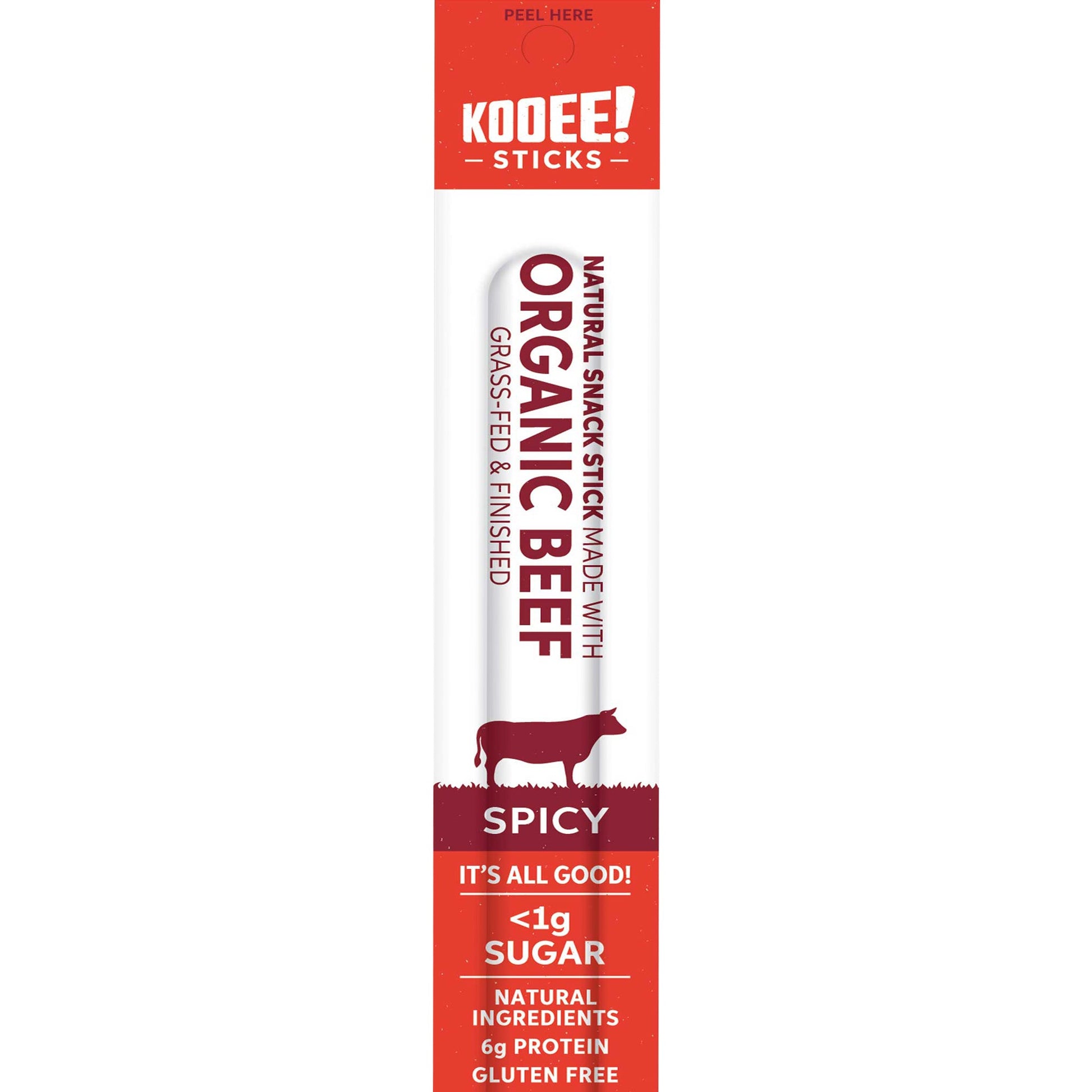 Kooee Organic Grass Fed Beef Stick Spicy | Harris Farm Online