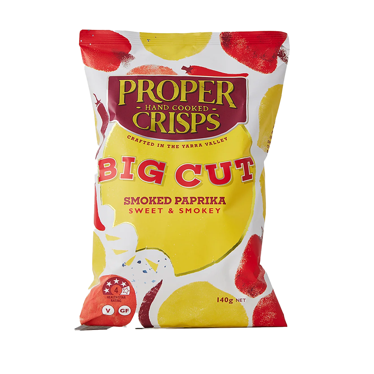 Proper Crisps Big Cut Smoked Paprika 140g