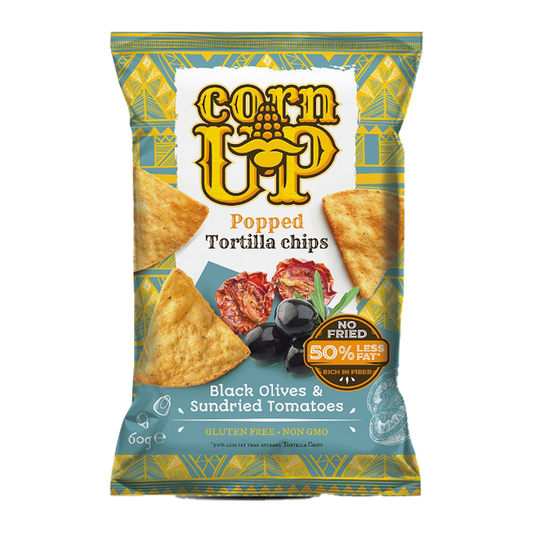 Corn Up Tortilla Black Olive and Sun Dry Tomato | Harris Farm Online