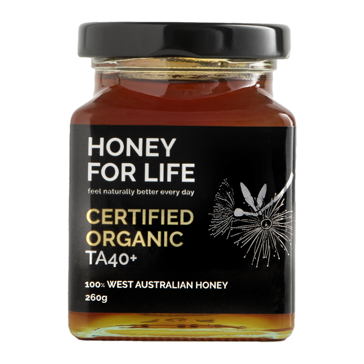 Honey For Life Organic TA40+ 260g