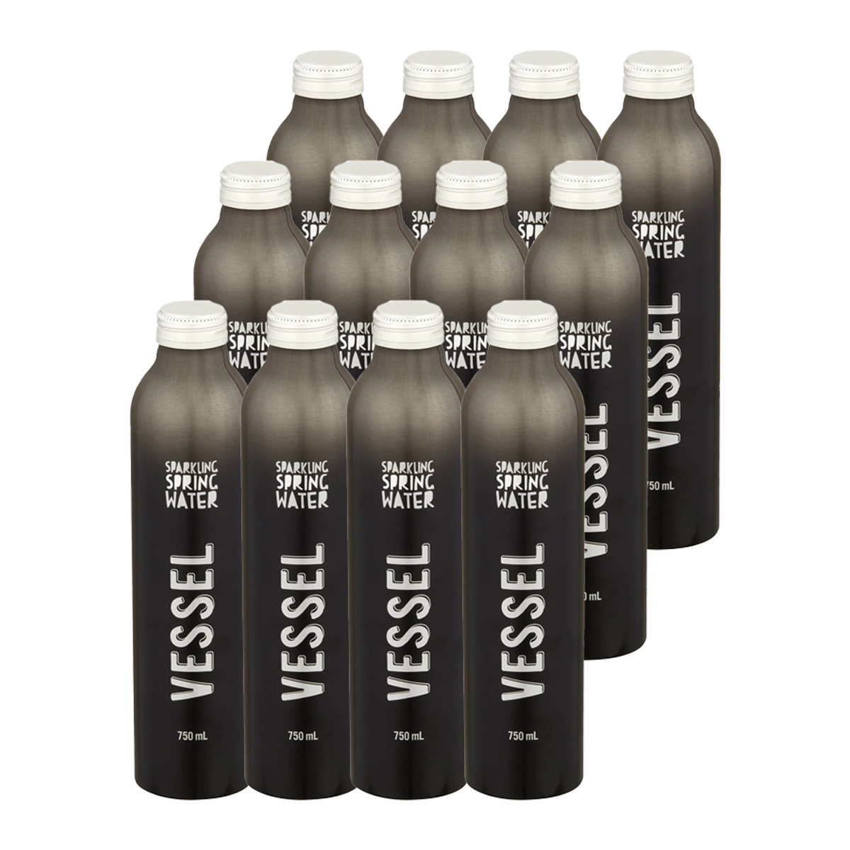 Vessel Sparkling Spring Water 12x750ml