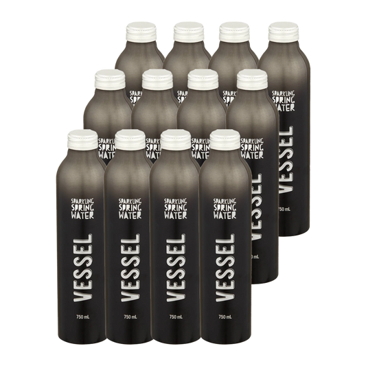 Vessel Sparkling Spring Water 12x750ml