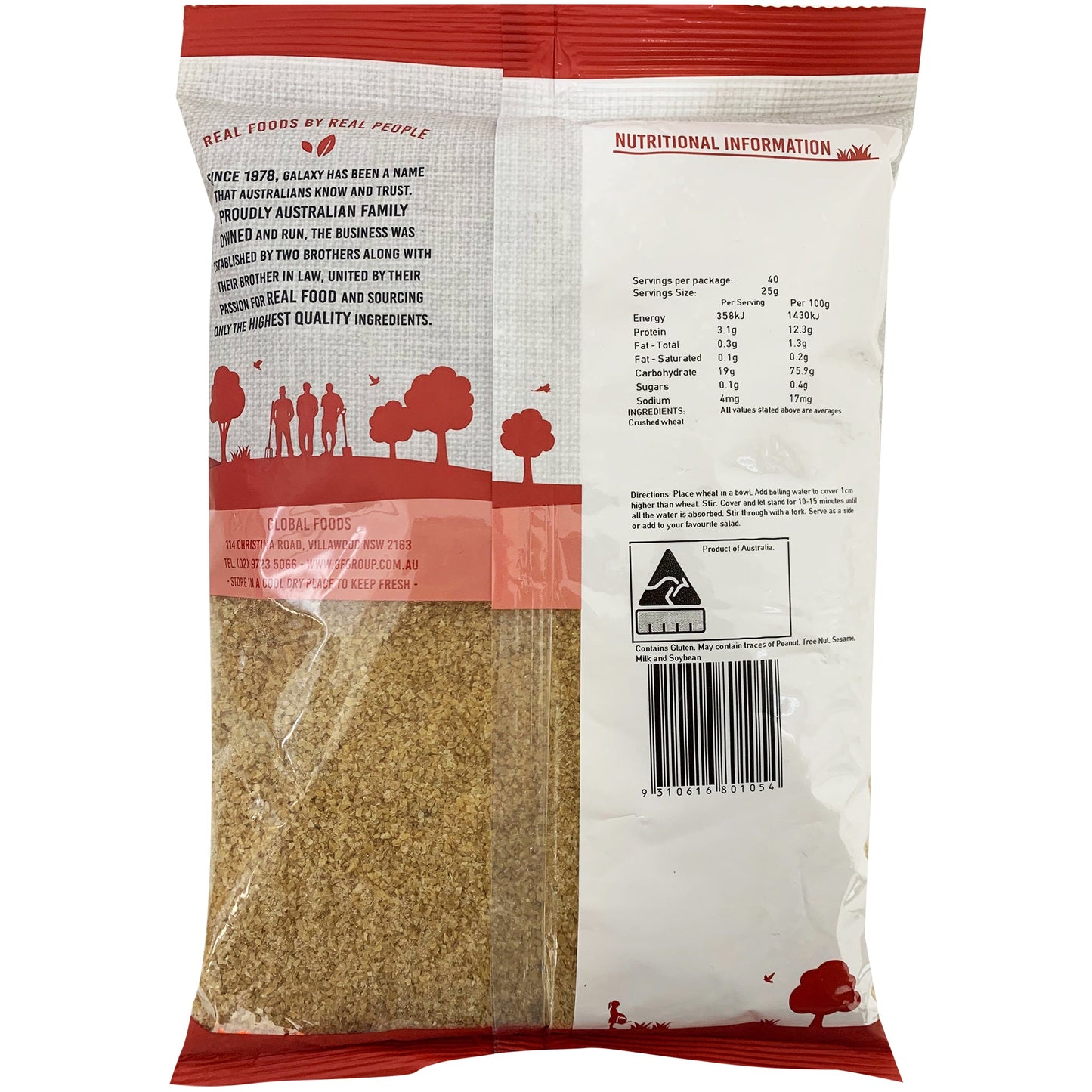 Galaxy - Crushed Wheat Fine | Harris Farm Online