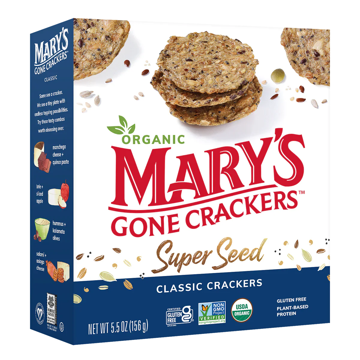 Mary's Gone Crackers Super Seed 155g