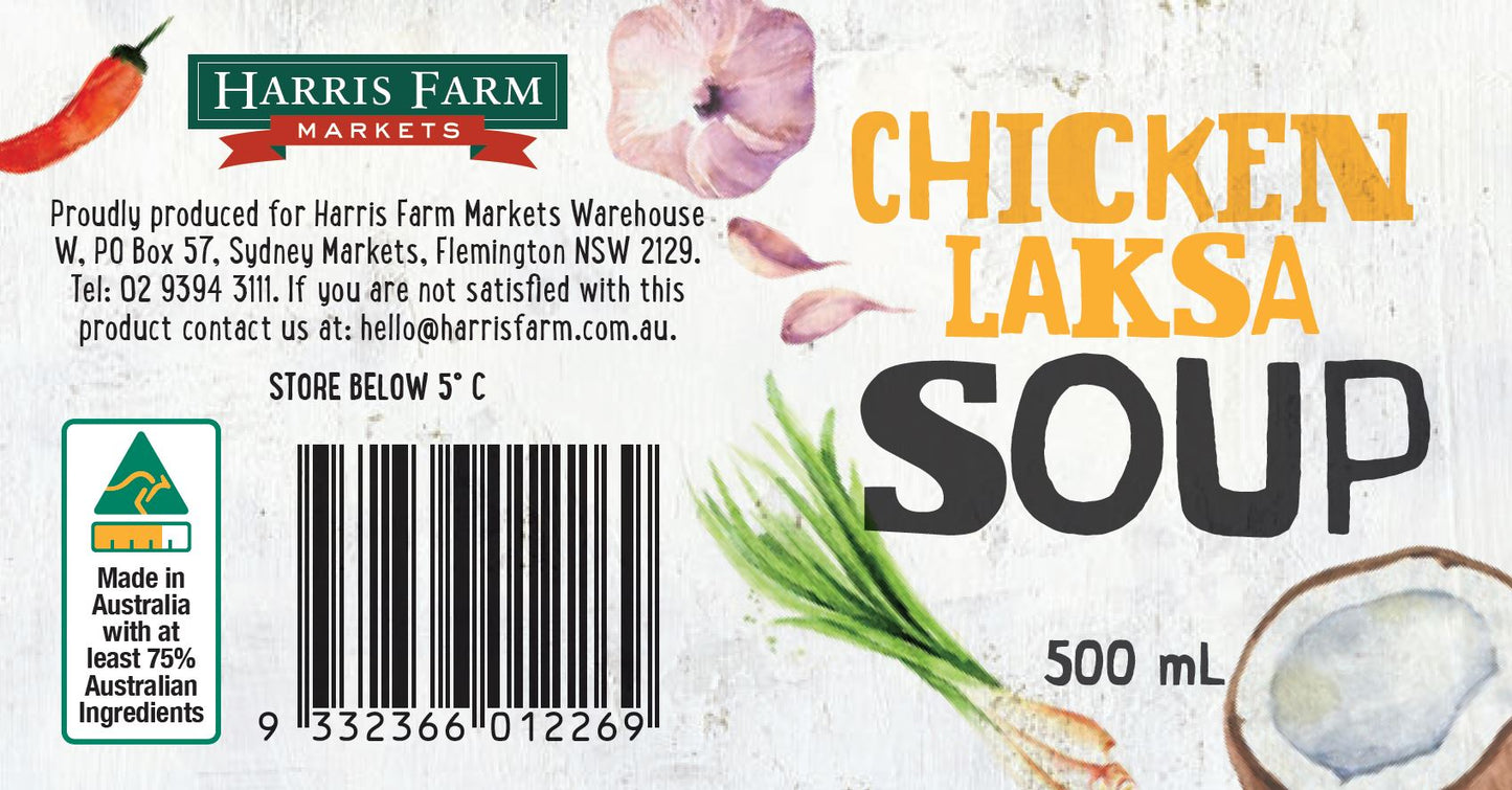 Harris Farm Soup Chicken Laksa | Harris Farm Online