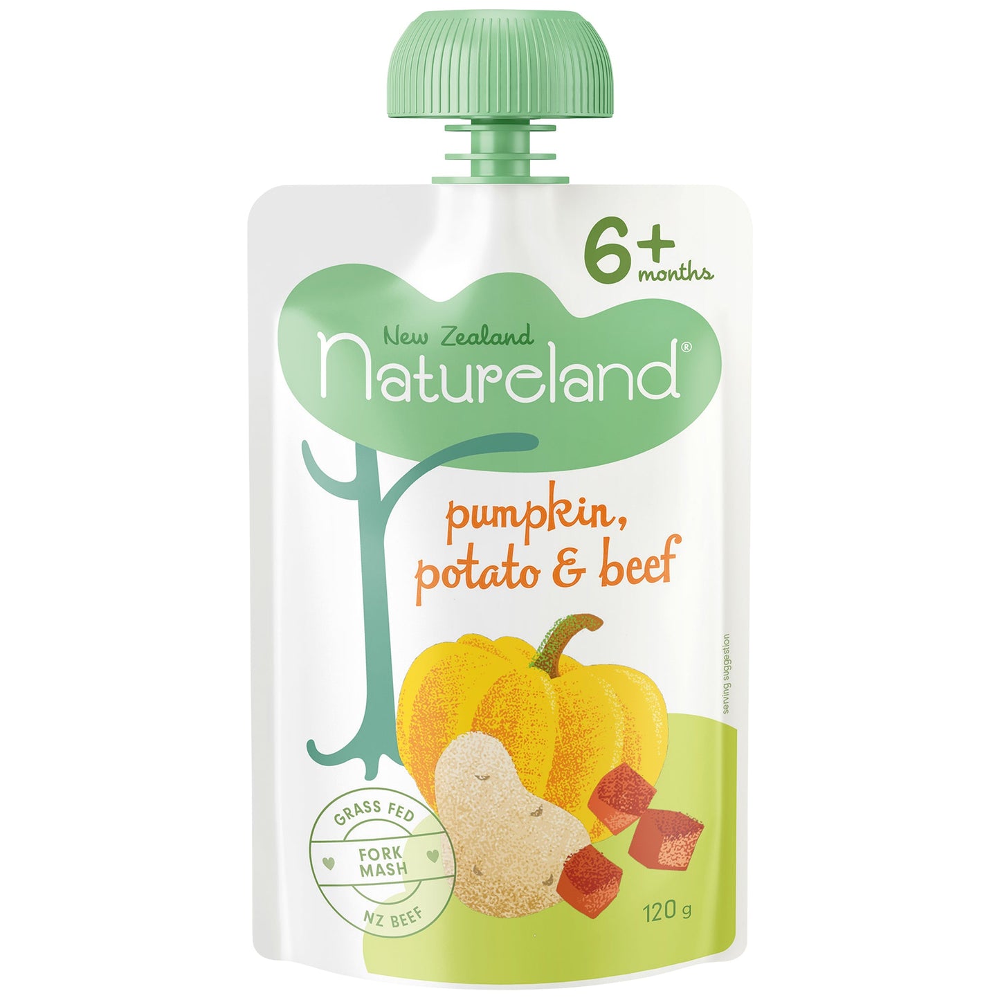 Natureland Pumpkin, Potato and Beef 6 Months+ 120g