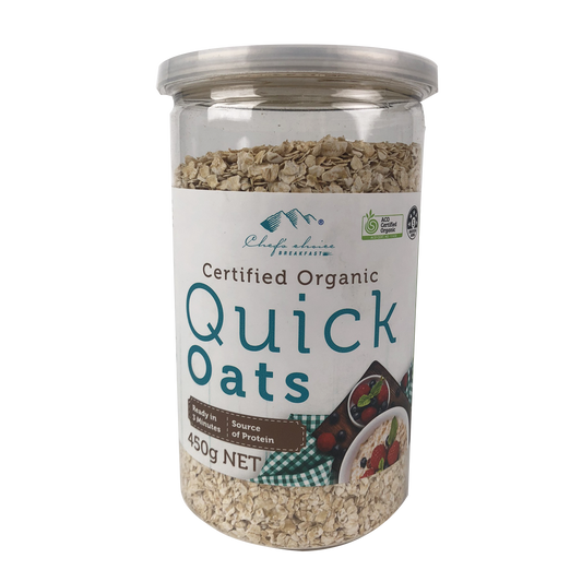 Chefs Choice Organic Quick Oats 450g