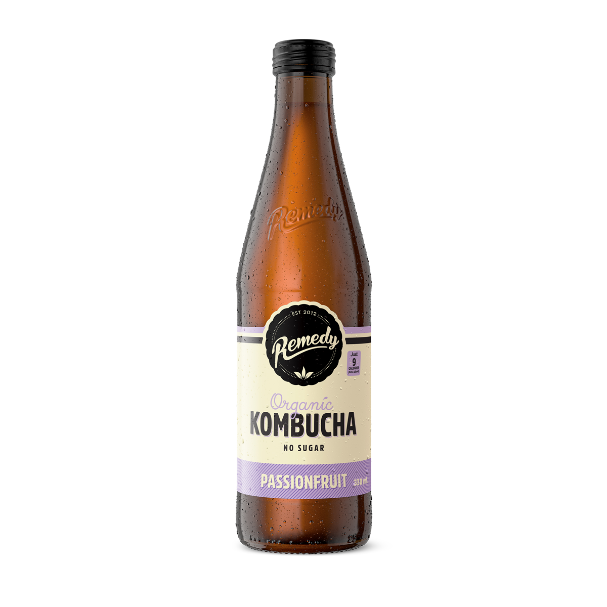 Remedy Organic Kombucha Passionfruit 330ml