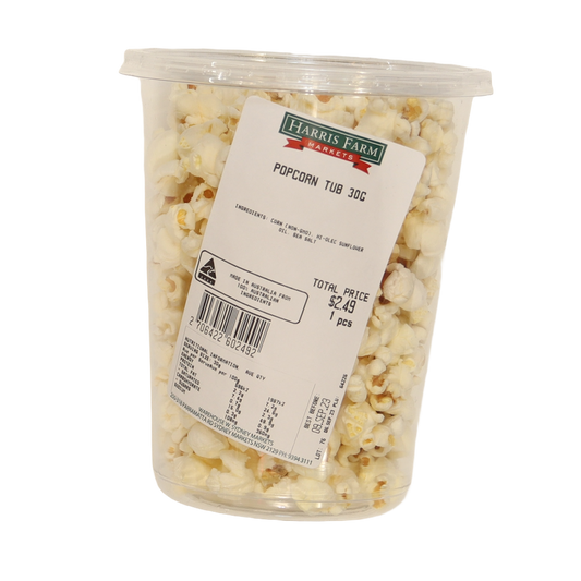 Harris Farm Popcorn Tub 30g