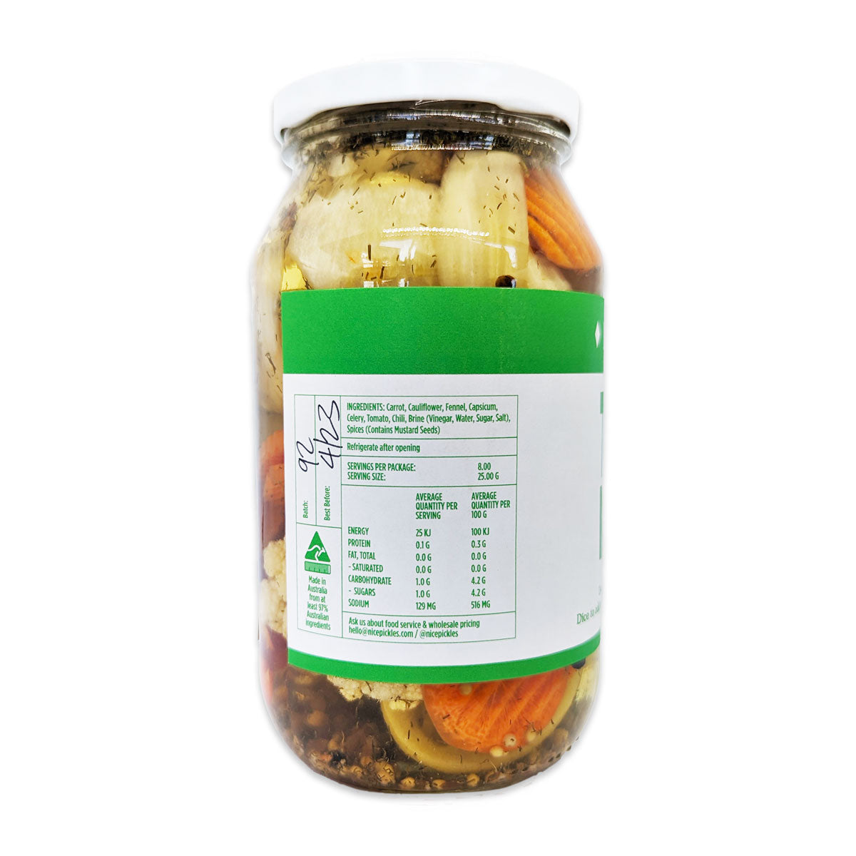 Nice Pickles Table Pickle 500g