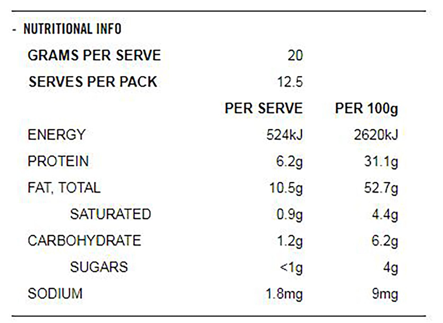 Noya Almond Nut Butter 250g