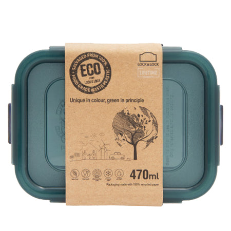 LocknLock Eco Rectangular Container 470ml | Harris Farm Online