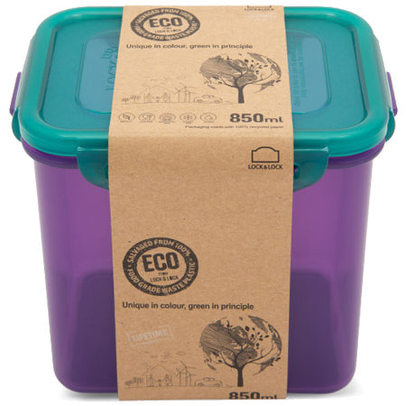 LocknLock Eco Rectangular Tall Container 850ml | Harris Farm Online