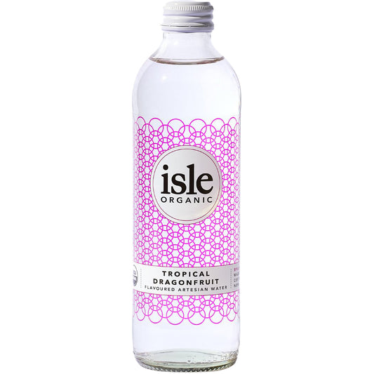 Isle Organic Sparkling Artesian Water Tropical Dragonfruit | Harris Farm Online