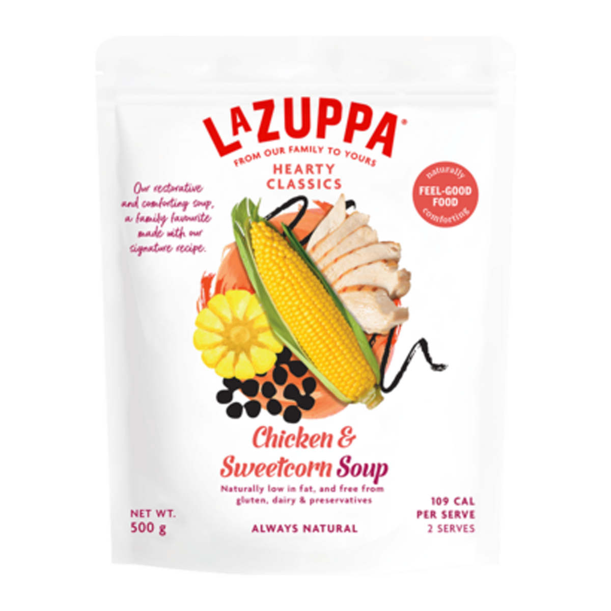 La Zuppa Chicken and Sweetcorn Soup 500g