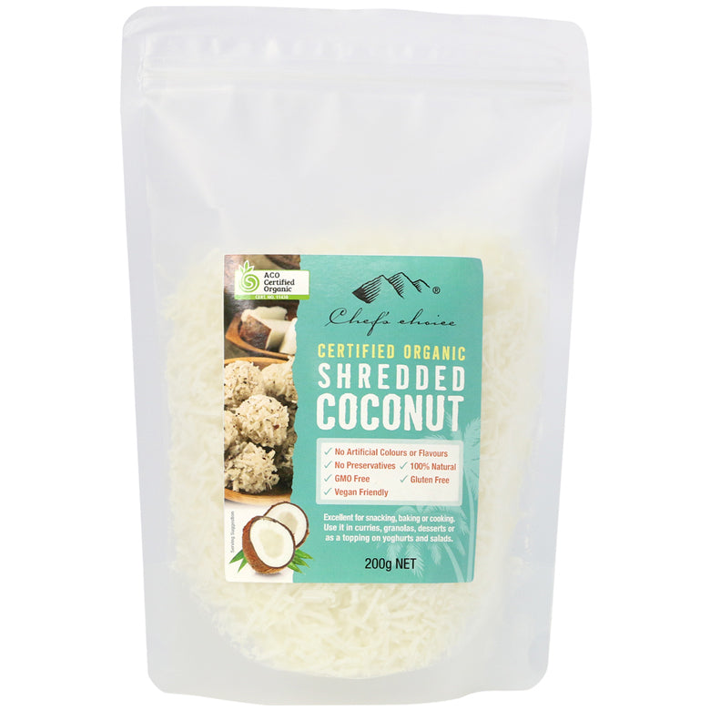 Chef's Choice Organic Shredded Coconut 200g