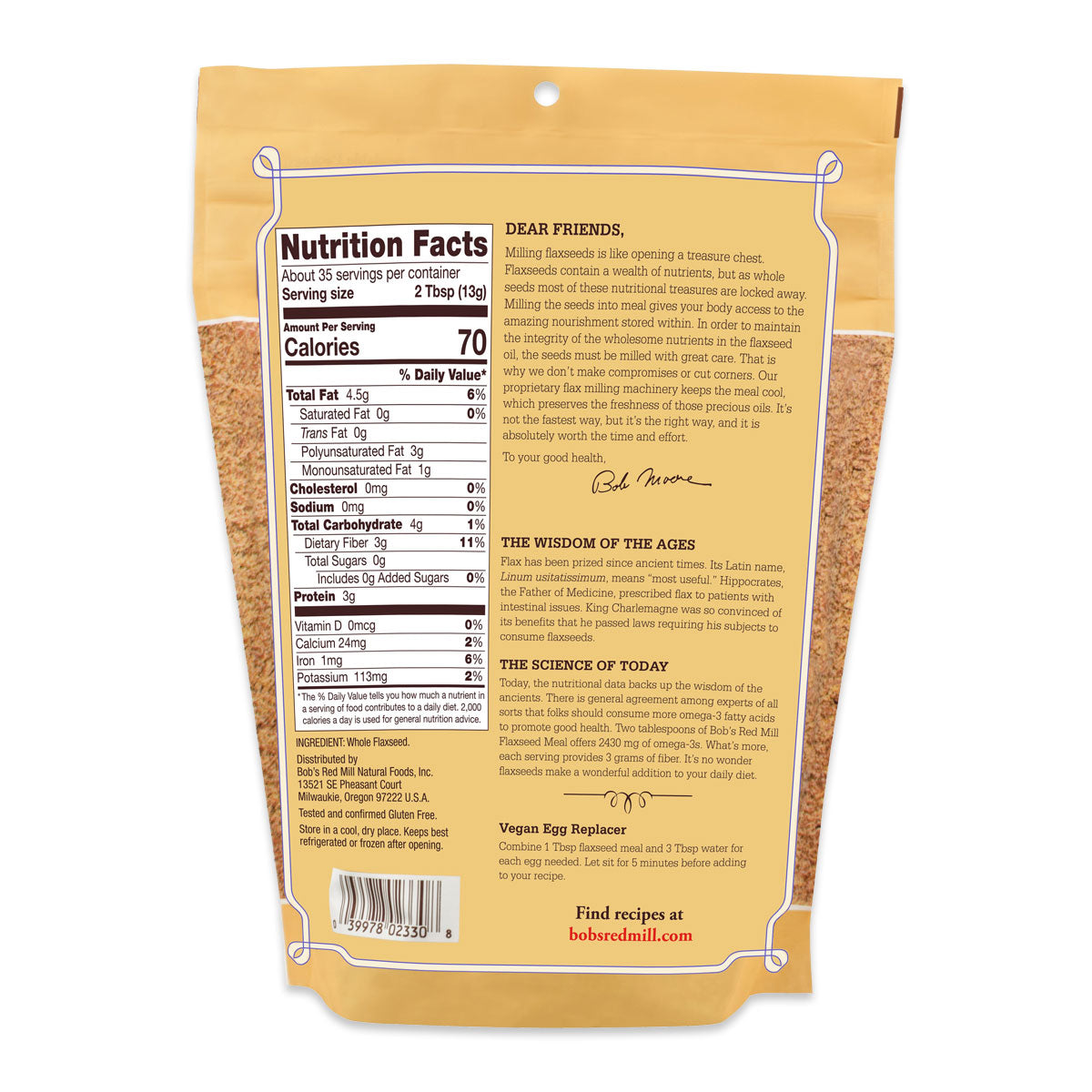 Bob's Red Mill Flaxseed Meal 453g | Harris Farm Online 