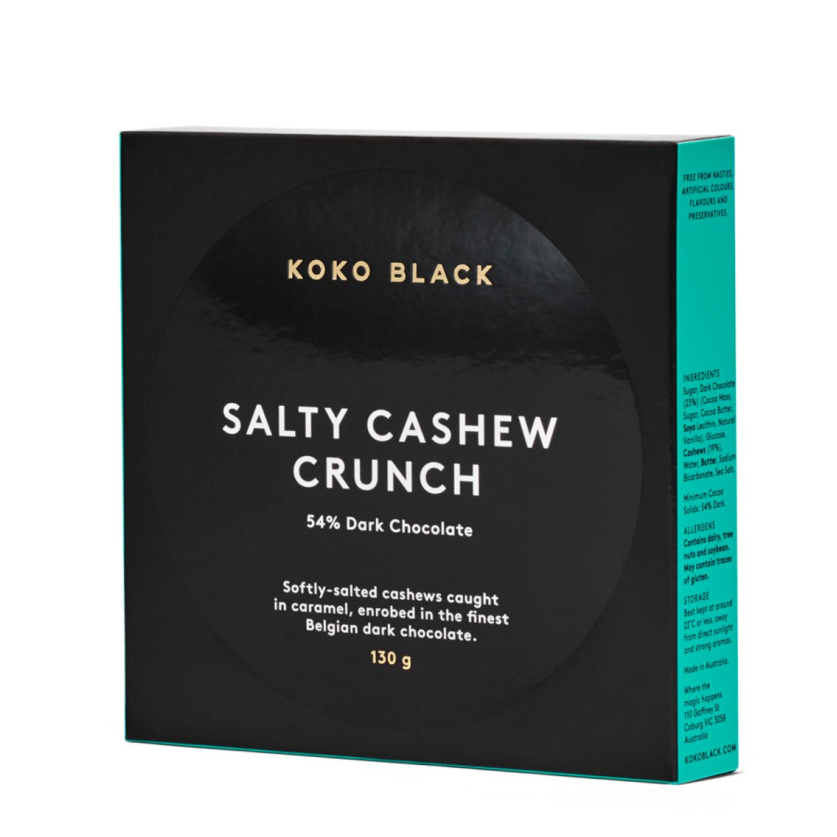 Koko Black Dark Chocolate Salty Cashew Crunch | Harrris Farm Online