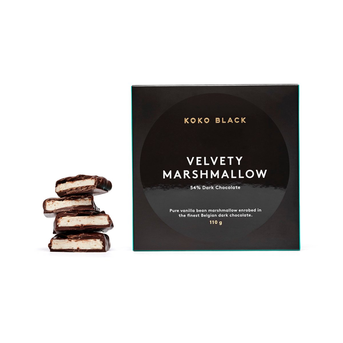 Koko Black 54% Dark Chocolate Velvety Marshmallow | Harris Farm Online