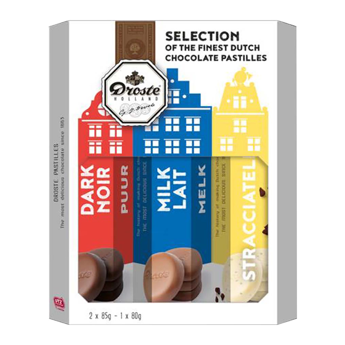 Droste Chocolate Pastilles Roll Gift Pack x3 255g