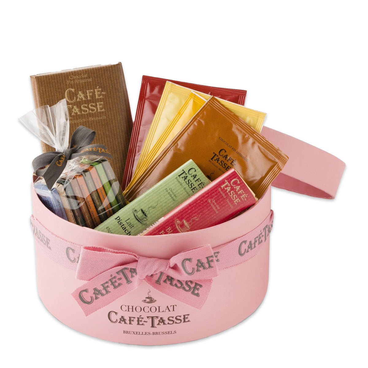 Cafe Tasse Pink Hat Box Mother's Day Hamper | Harris Farm Online