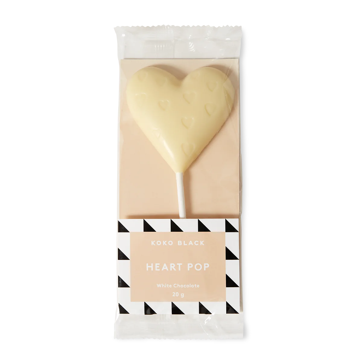 Koko Black Heart Pop White Chocolate 20g