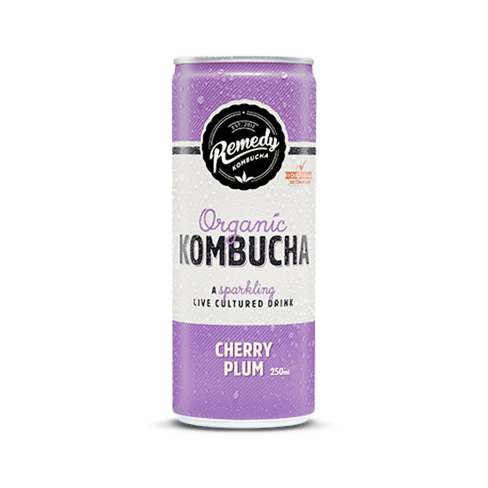 Remedy Organic Kombucha Cherry Plum | Harris Farm Online