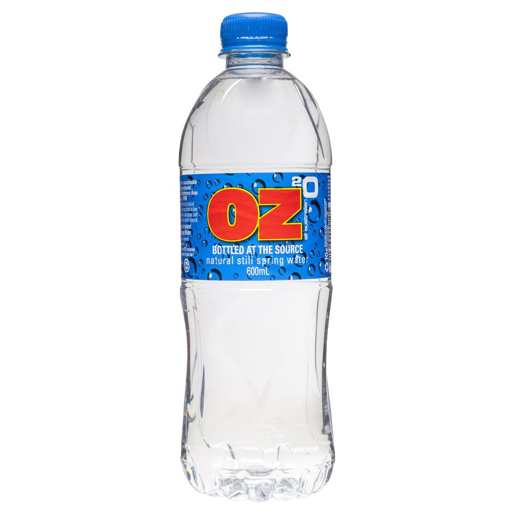 Oz Natural Spring Water 600ml , Grocery-Drinks - HFM, Harris Farm Markets
 - 1