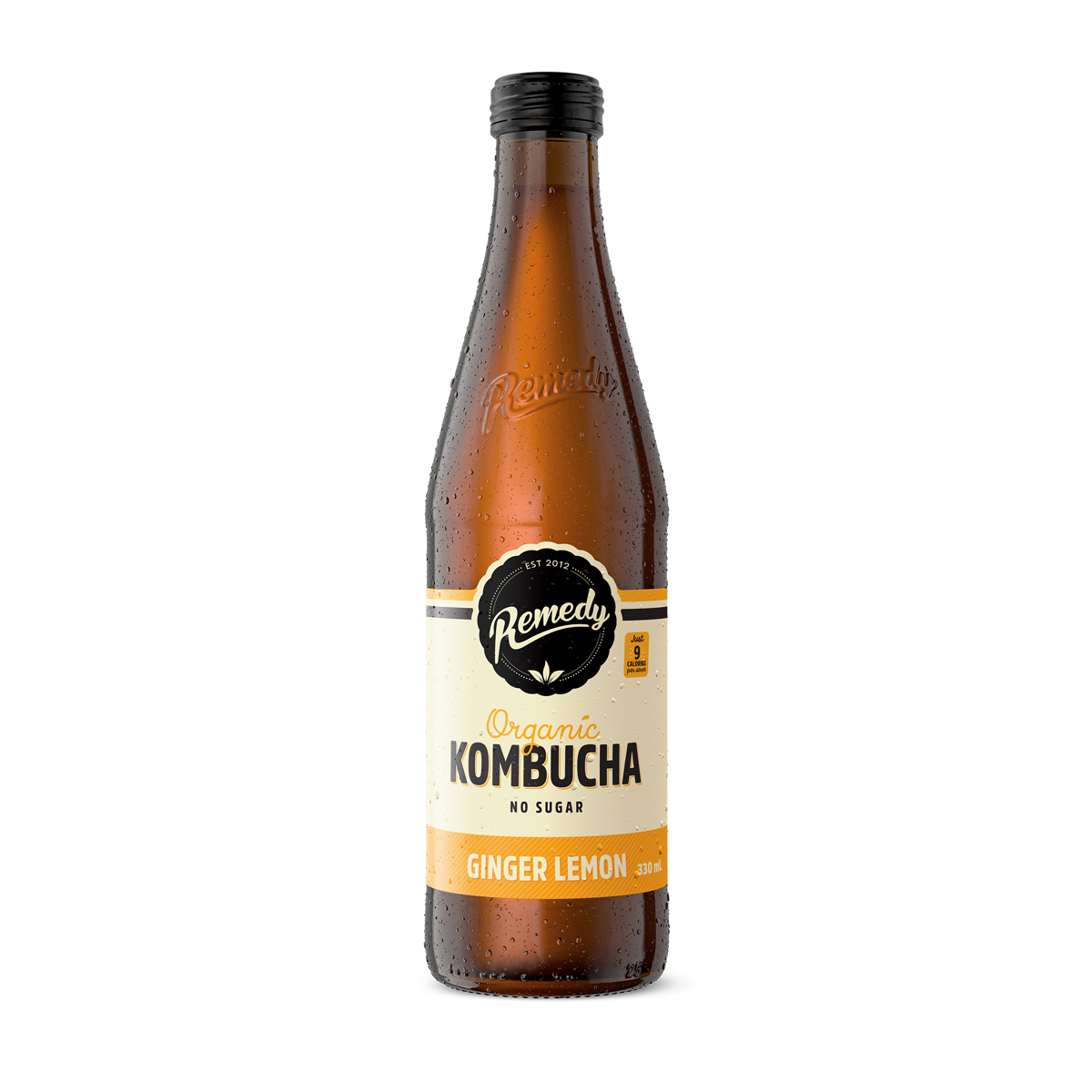 Remedy Drinks Organic Kombucha Ginger Lemon 330ml