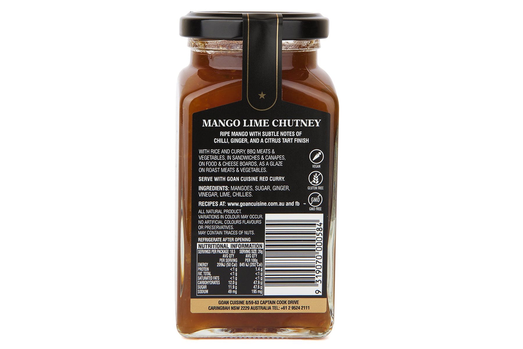 Goan Cuisine Mango Lime Chutney | Harris Farm Online