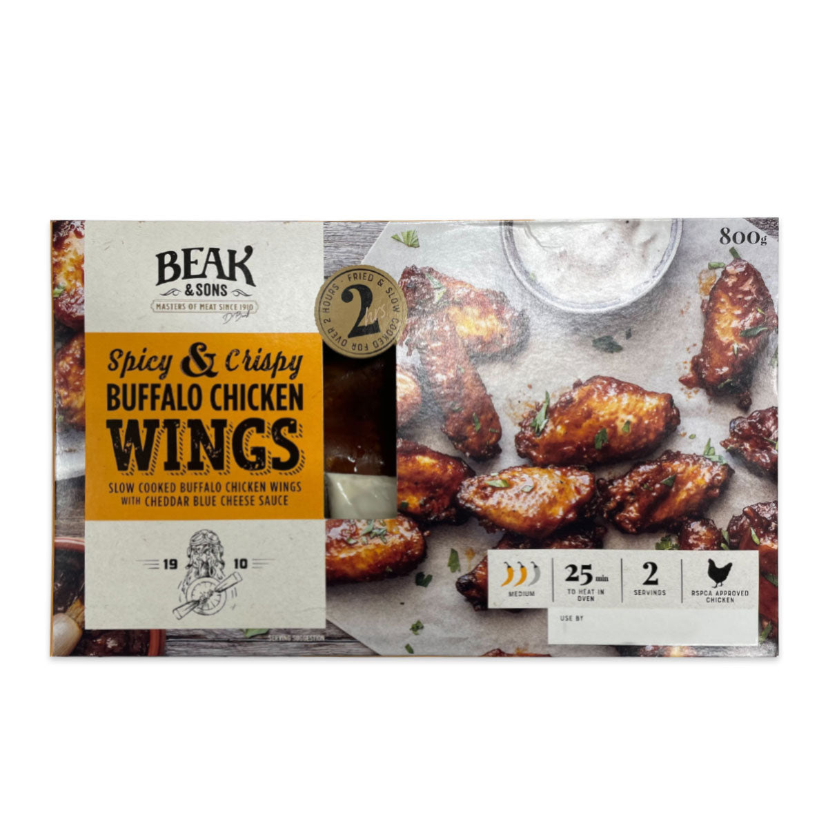 Beak and Sons Buffalo Chicken Wings 800g | Harris Farm Online