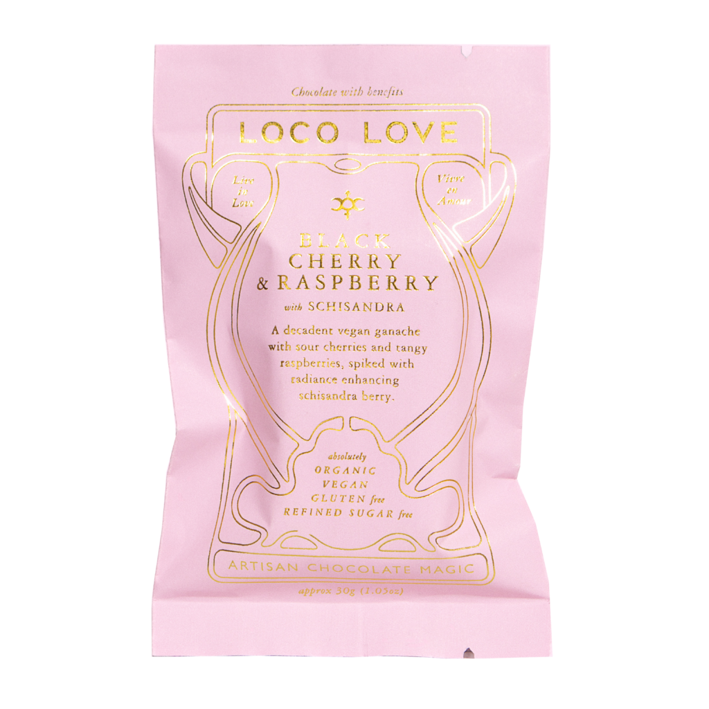 Loco Love Cherry and Raspberry Ganache 35g