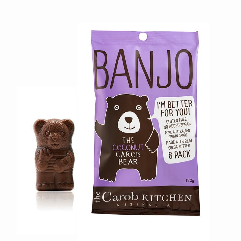 The Carob Kitchen Banjo Chocolate Bear Coconut | Harris Farm Online