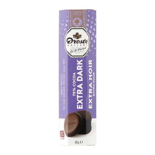 Droste Rolls Extra Dark Chocolate 80g