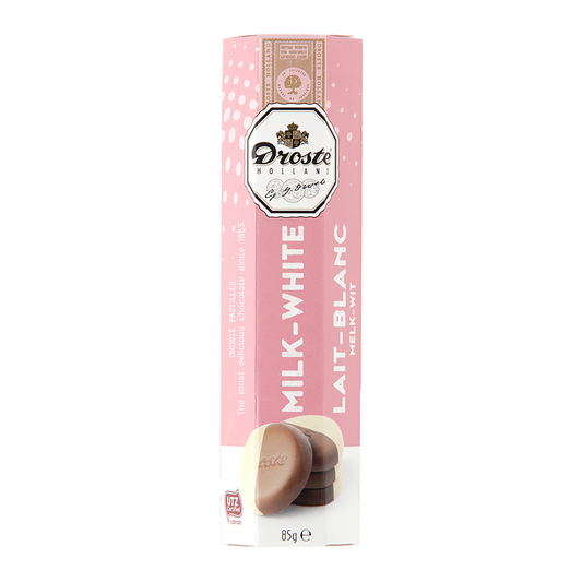 Droste Rolls Milk White Chocolate 85g