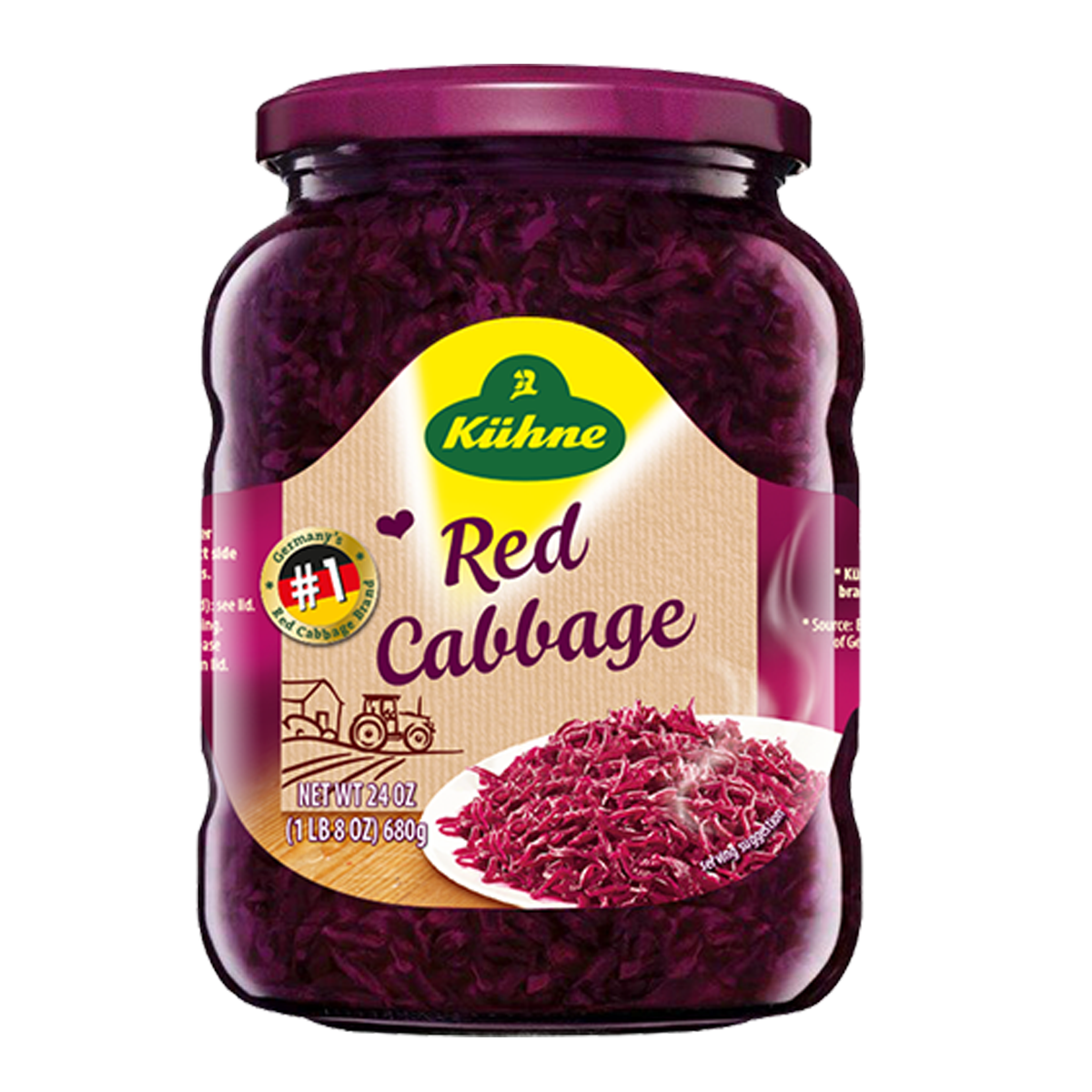 Kuhne Cabbage Red 650g