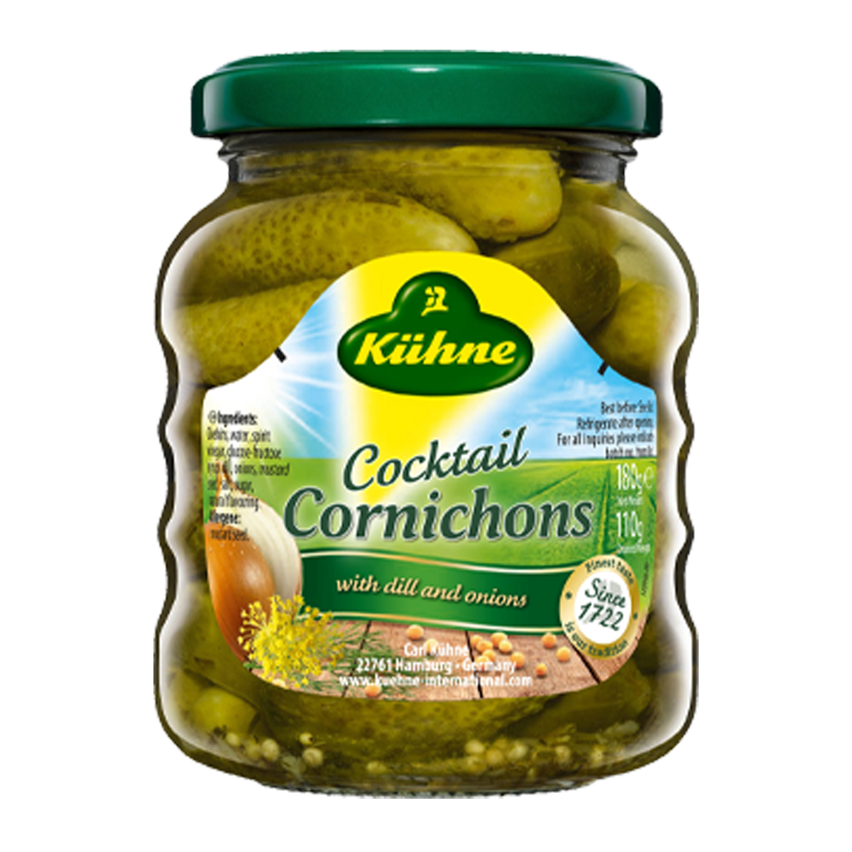 Kuhne Cornichon Cocktail 212ml