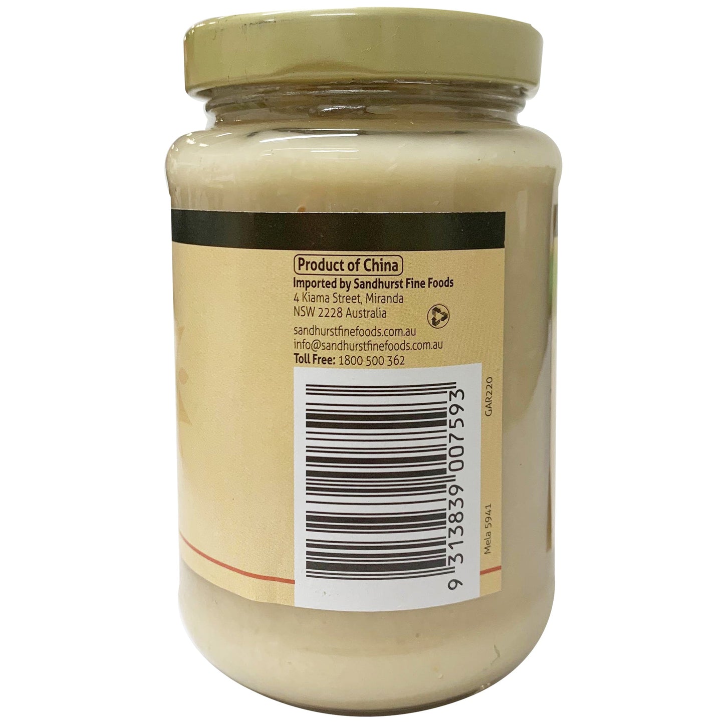 Sandhurst Crushed Garlic 220g