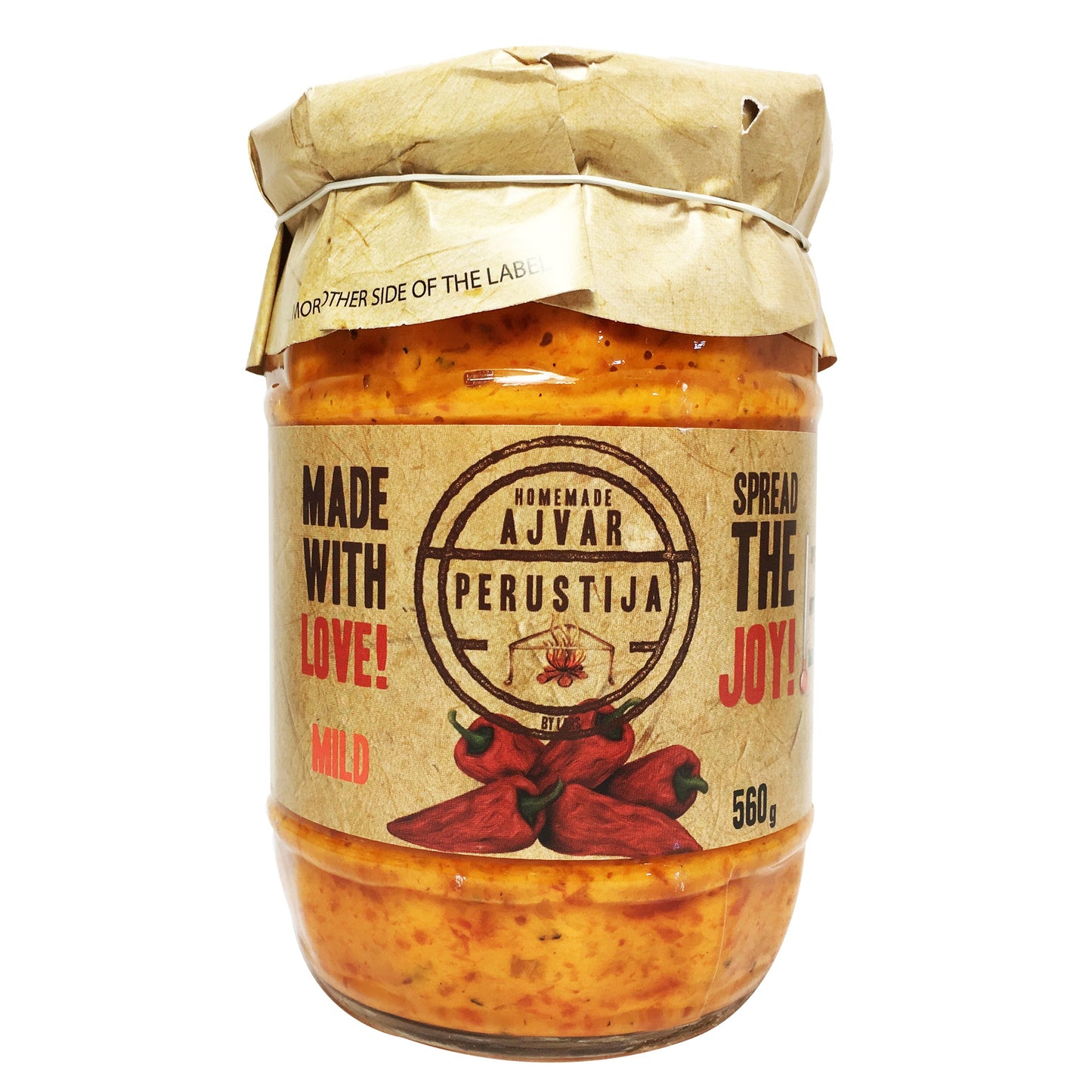 Perustija Homemade Ajvar Mild 560g