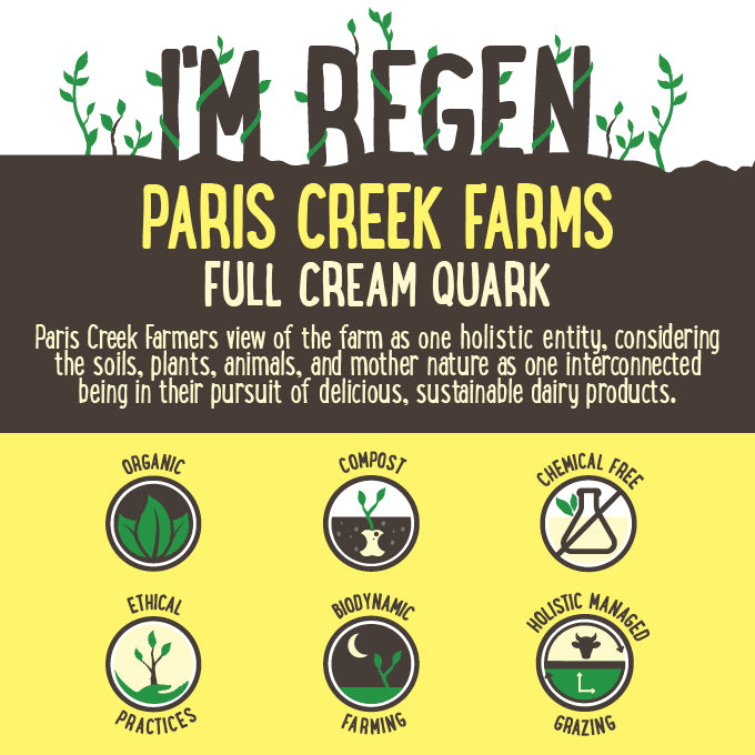 Paris Creek Farms Bio-Dynamic Organic Full Cream Quark | Harris Farm Online